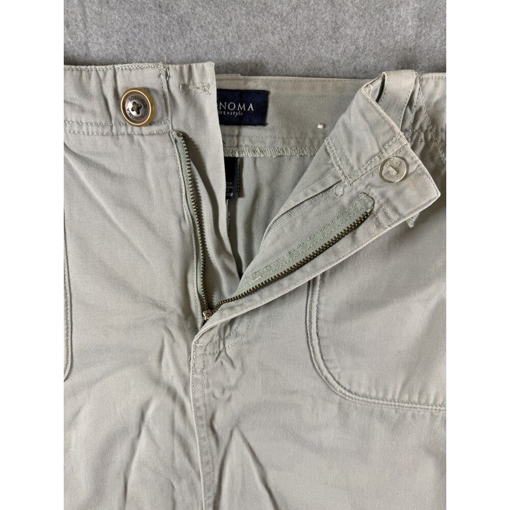 Sonoma Lifestyles Green Skort w/Tie Sides - Size 10 Sport Athleisure Wear SKU128 - Picture 4 of 10